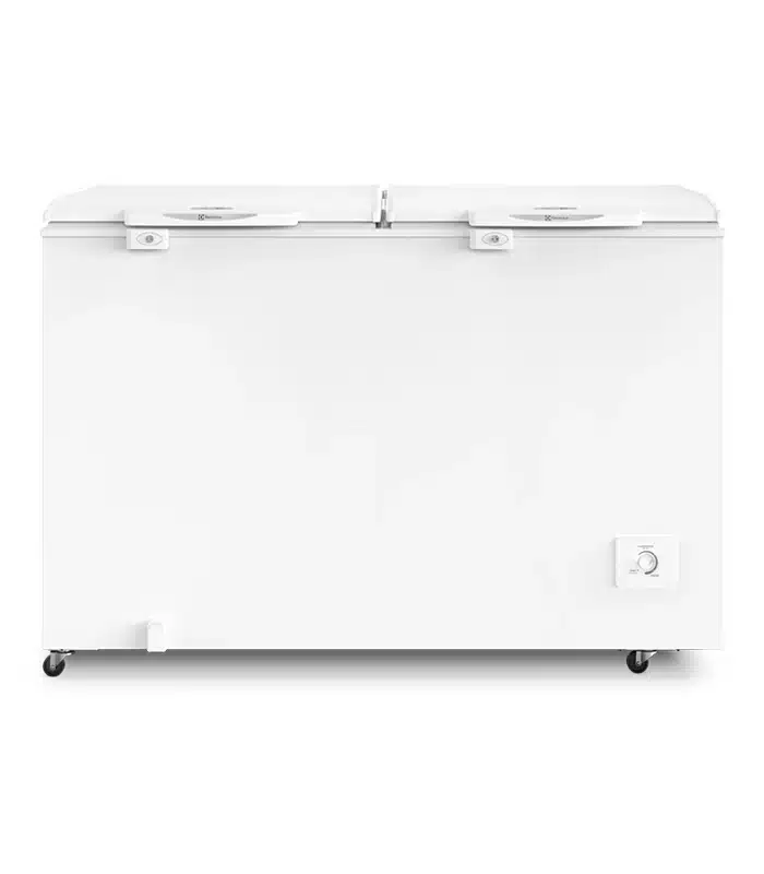 H440 Freezer 2 Tapas, color blanco, 420 Lts