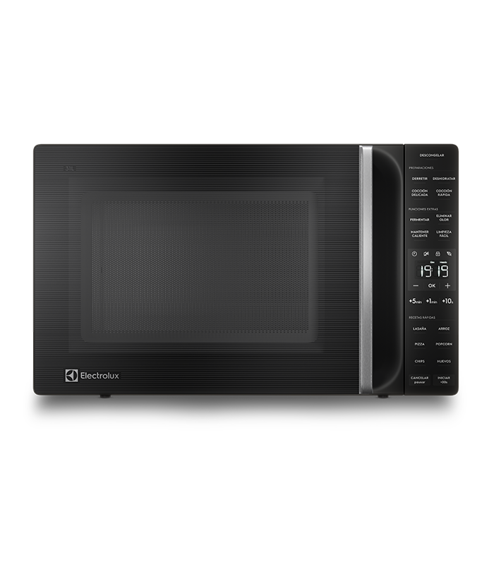Microondas Electrolux, Negro de 31 Lts
