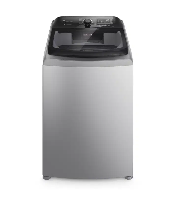 LS14Q Lavadora 14 Kg. Gris, c/agua fria-caliente, tambor inox