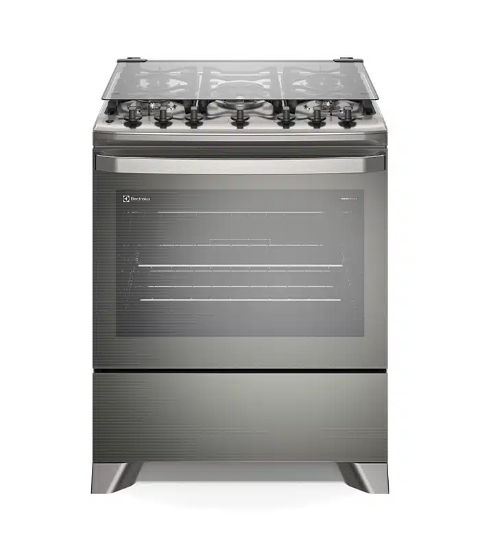 FE5TC  COCINA A GAS UN HORNO MESA INOX 5 H