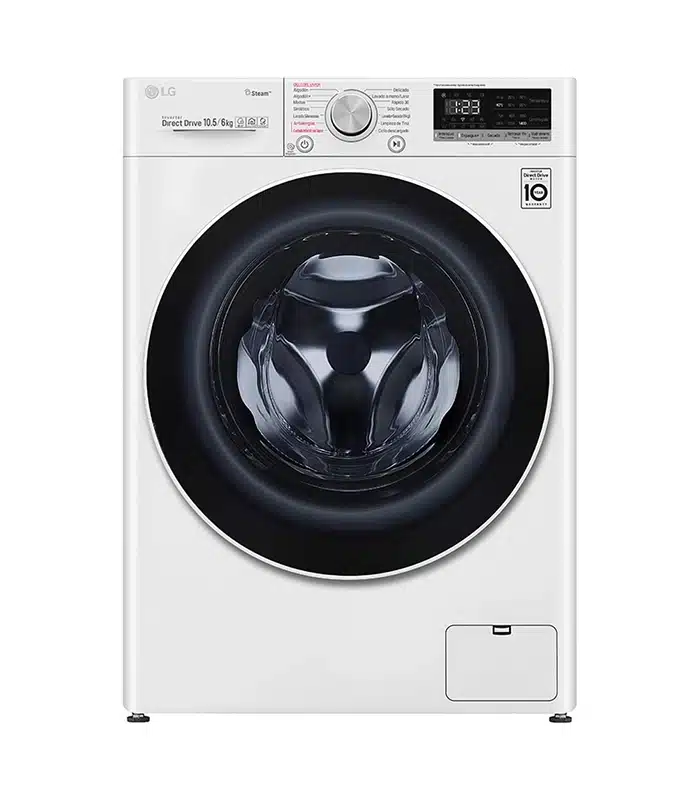 WM12WVC4S6 Lavadora Inverter, color Blanco de 12 Kg.