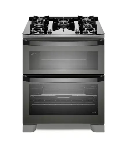 [FE5AD] FE5AD  COCINA A GAS DOBLE HORNO MESA DE VIDRIO 5 H